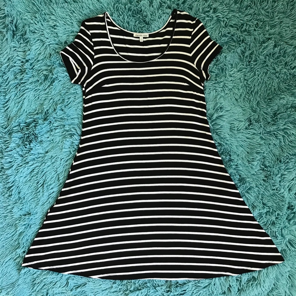 Charlotte Russe striped t-shirt dress